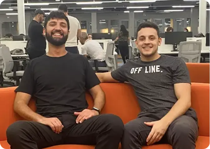 Foto do depoimento do Giancarlo
